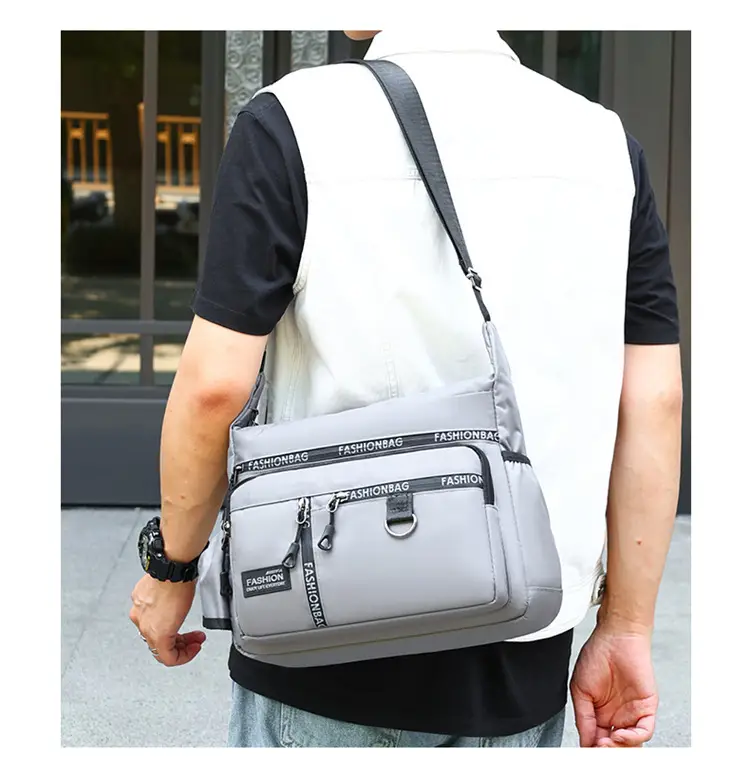 2026 Men's Korean Style Oxford Bag Green Large Capacity — feature 32