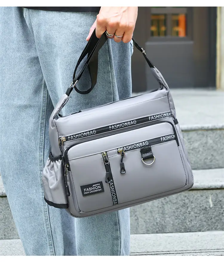 2026 Men's Korean Style Oxford Bag Green Large Capacity — feature 33