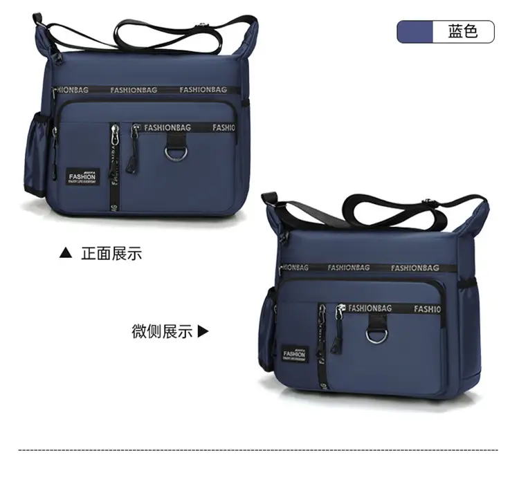 2026 Men's Korean Style Oxford Bag Green Large Capacity — feature 35