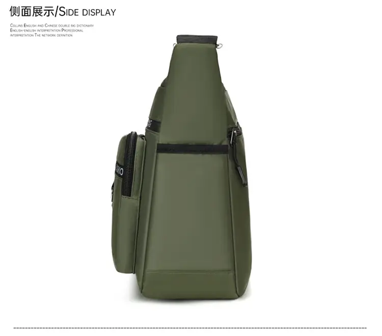 2026 Men's Korean Style Oxford Bag Green Large Capacity — feature 40