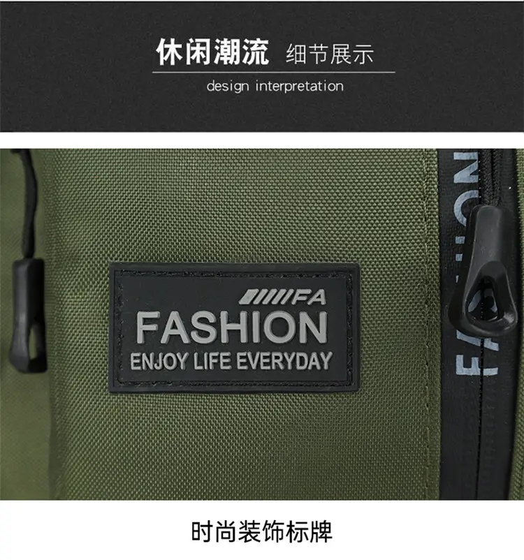 2026 Men's Korean Style Oxford Bag Green Large Capacity — feature 44