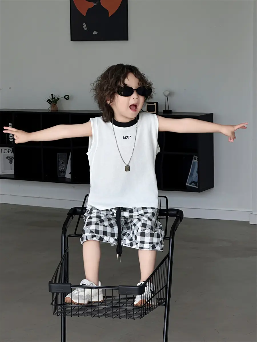 Boys Sleeveless Vest Korean Style 2025 Kids — feature 19