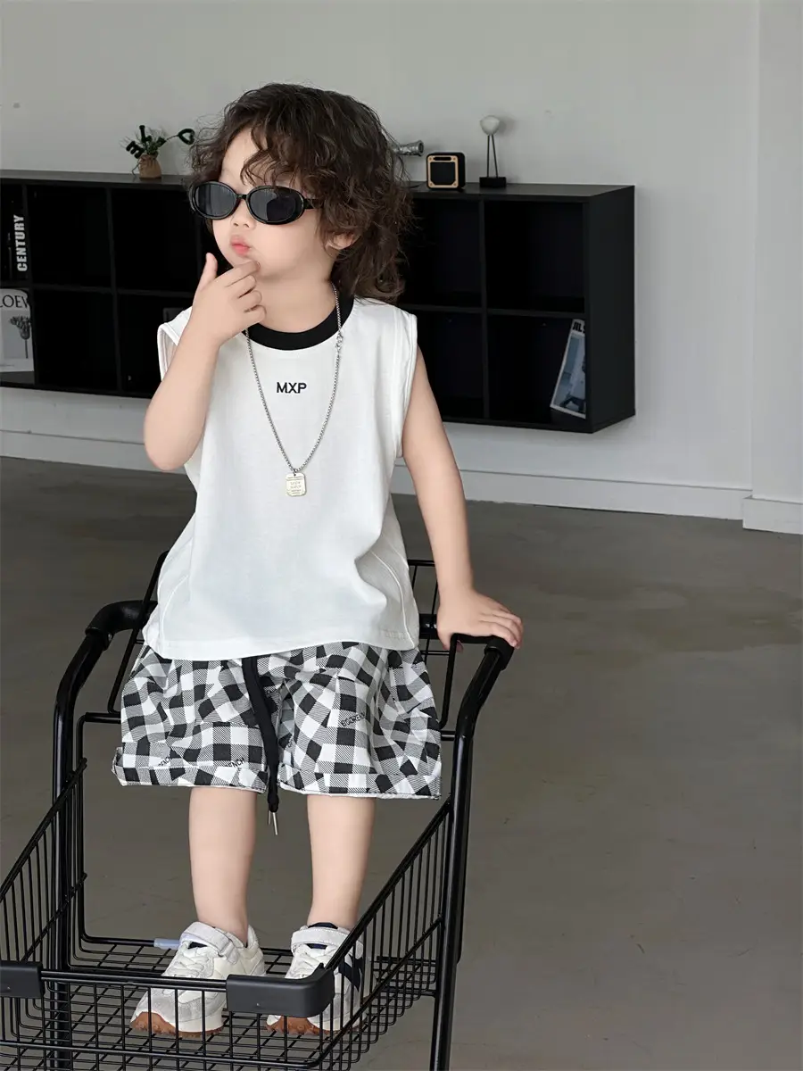 Boys Sleeveless Vest Korean Style 2025 Kids — feature 20
