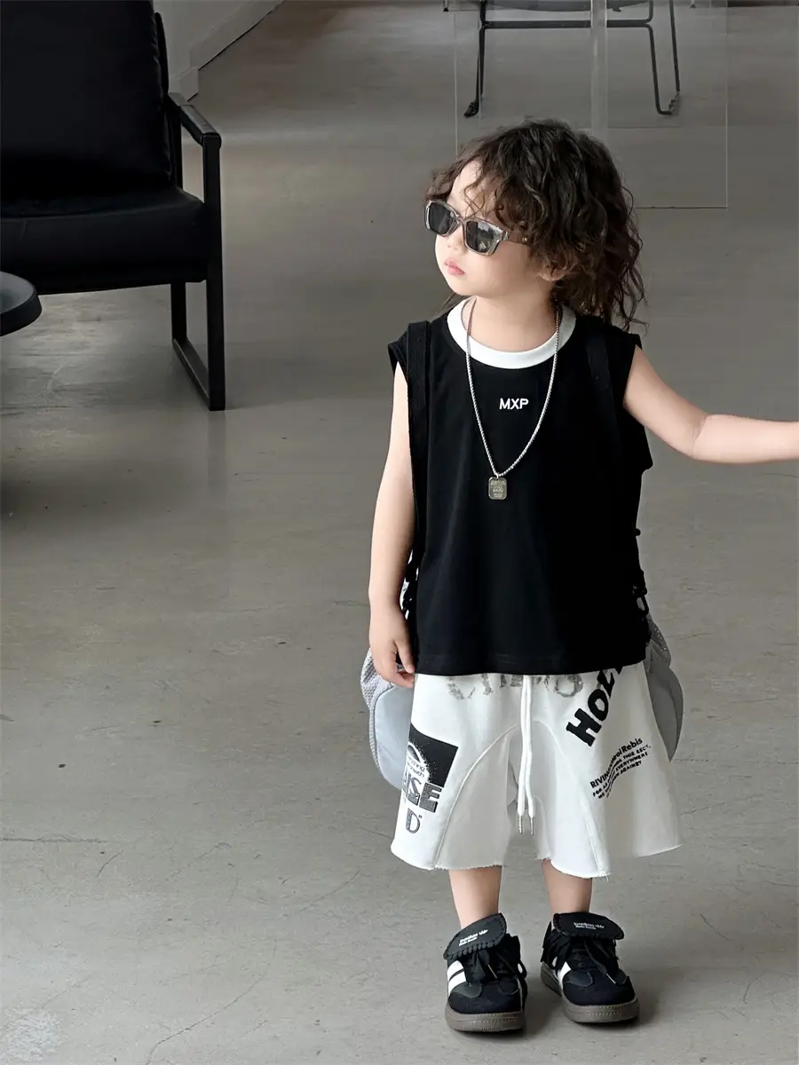 Boys Sleeveless Vest Korean Style 2025 Kids — feature 8