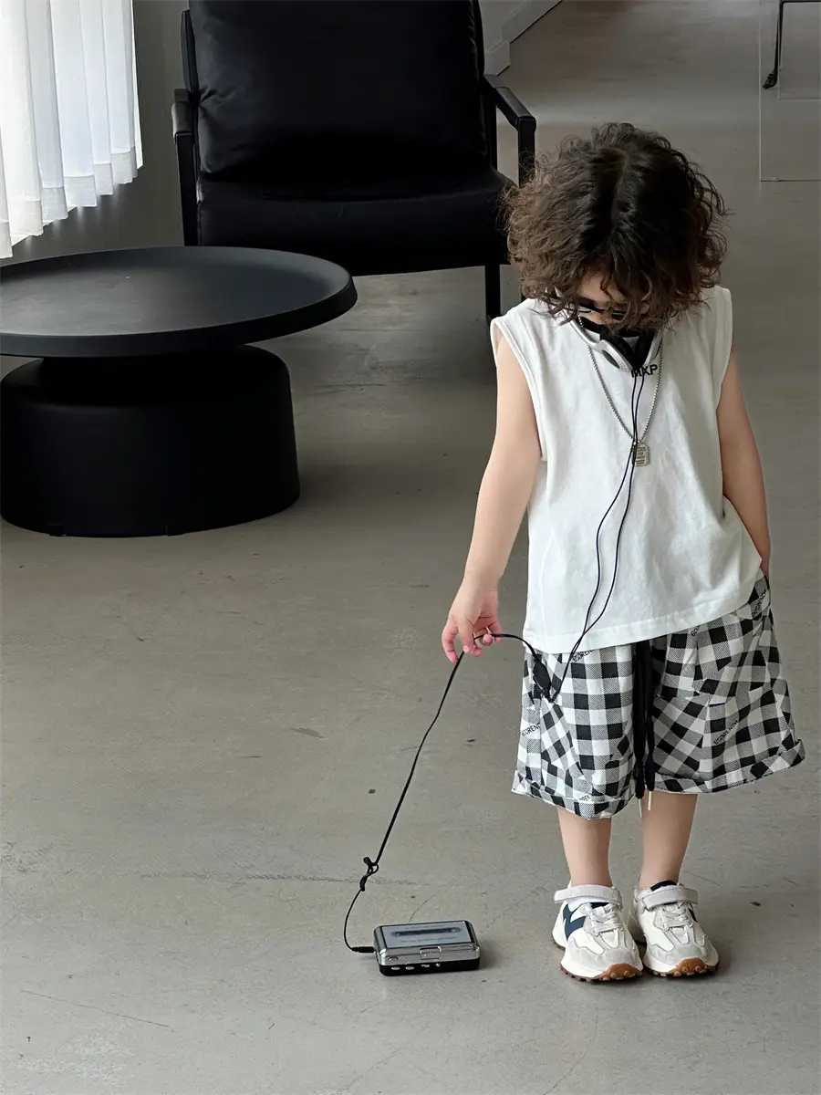 Boys Sleeveless Vest Korean Style 2025 Kids — feature 9