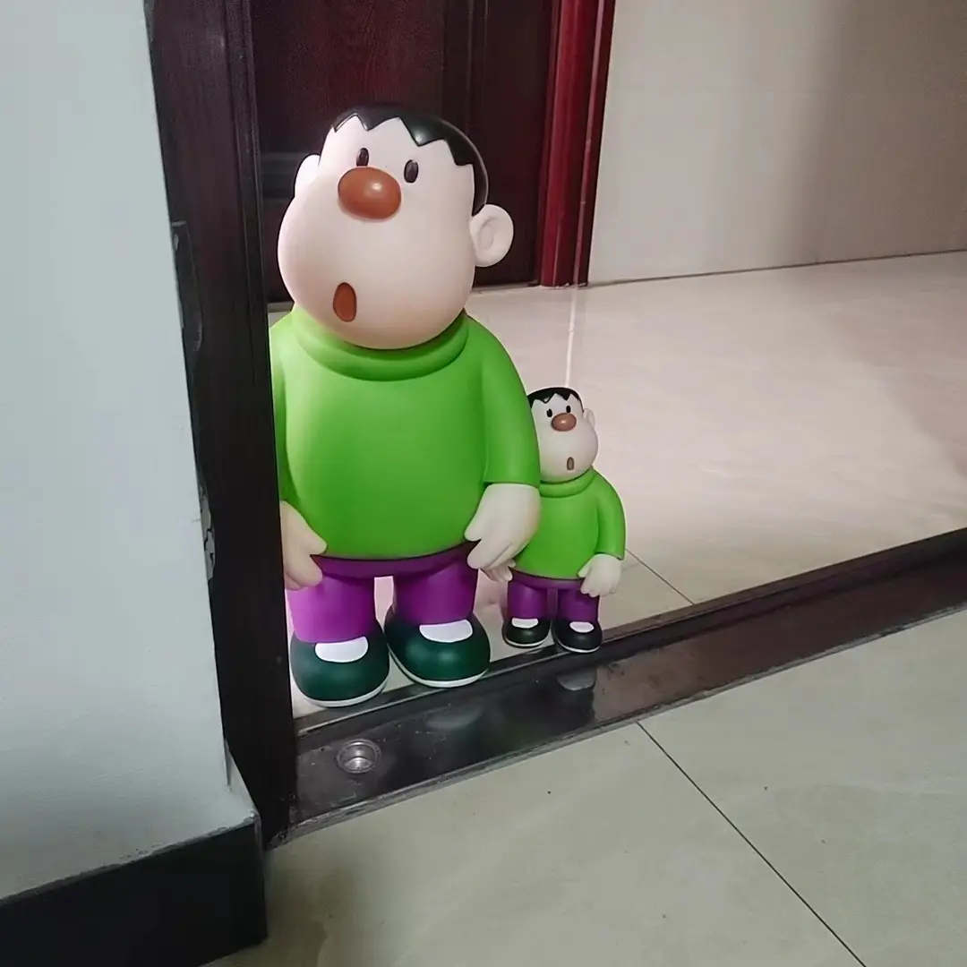 Send boyfriend classmate gift fat tiger ornaments tide play hand-made gift head source factory genuine goods movable fat tiger goofy