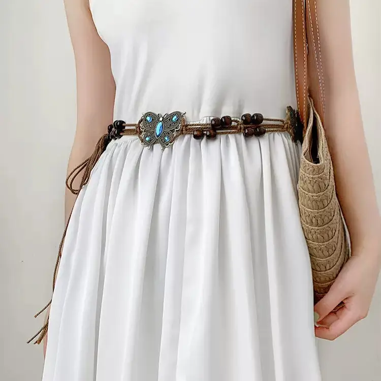 Halloween Rhinestone Waist Chain Belt with Stars Pendant - Image 4