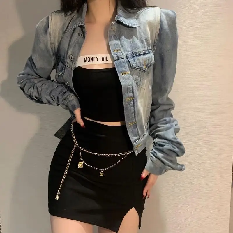 Halloween Rhinestone Waist Chain Belt with Stars Pendant - Image 7