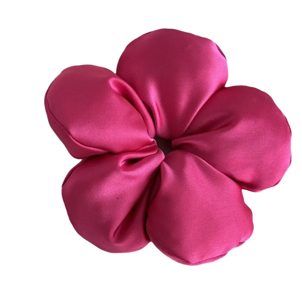 Black 3D Flower Hair Ring for Women - Image 15