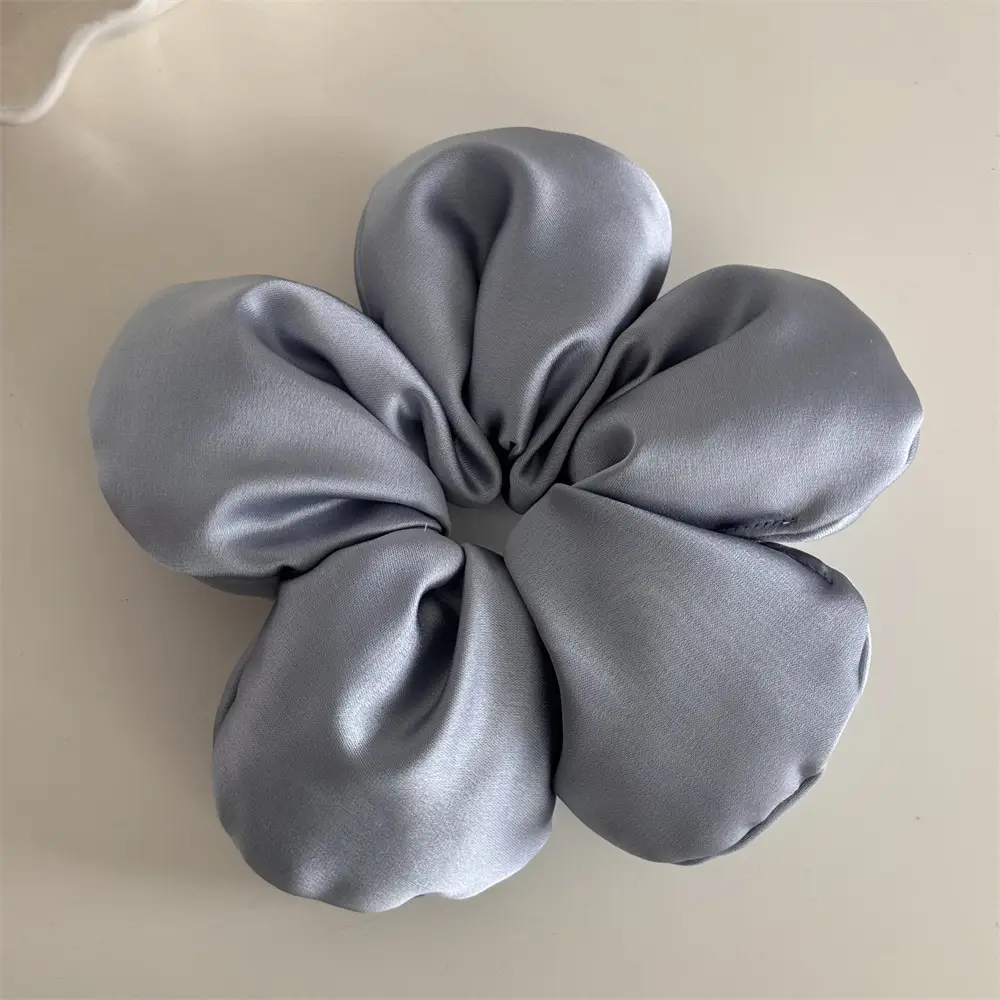 Black 3D Flower Hair Ring for Women — feature 24
