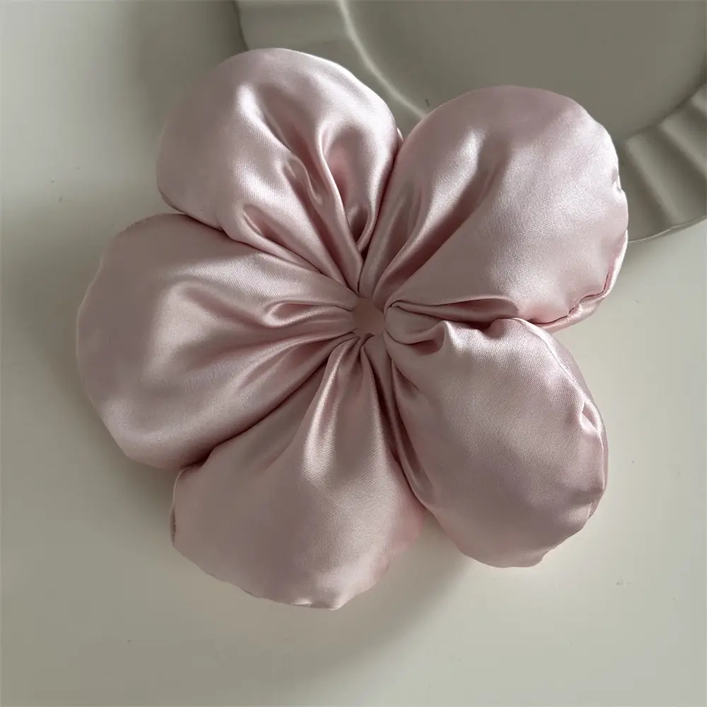 Black 3D Flower Hair Ring for Women — feature 33