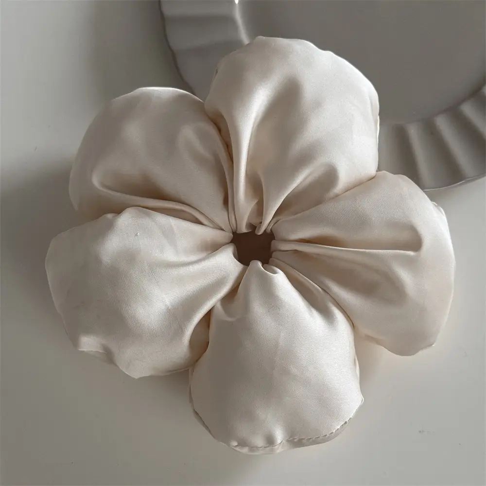 Black 3D Flower Hair Ring for Women — feature 35