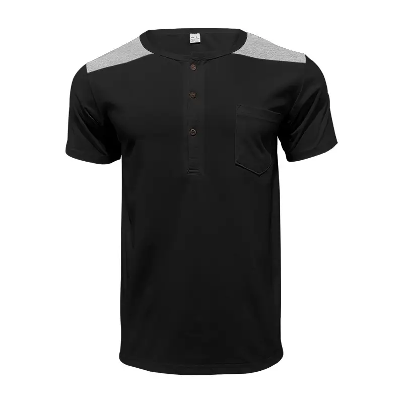 Men's 2025 Cotton Short Sleeve V-Neck T-Shirt White — feature 12