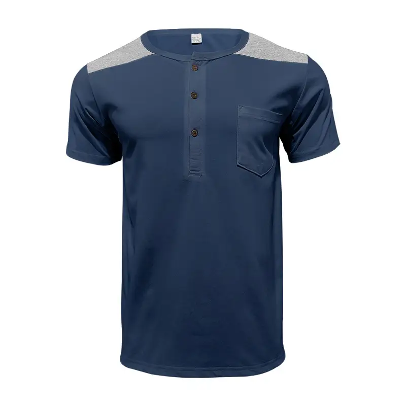 Men's 2025 Cotton Short Sleeve V-Neck T-Shirt White — feature 28