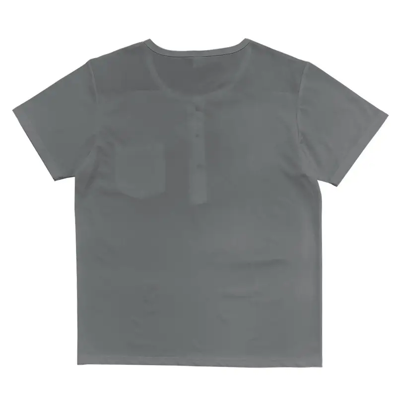 Men's 2025 Cotton Short Sleeve V-Neck T-Shirt White — feature 39
