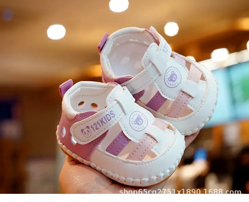 Baby Sandals White Blue Red 0-1 Year Old Non-Slip — feature 8