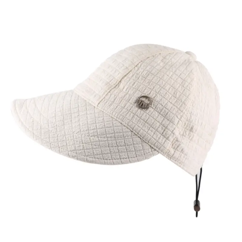 Women's Wide-brimmed Korean Style Sun Hat Black Brown White - Image 8
