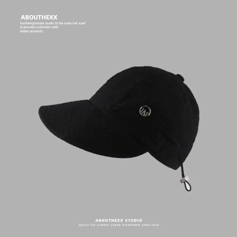 Women's Wide-brimmed Korean Style Sun Hat Black Brown White - Image 2