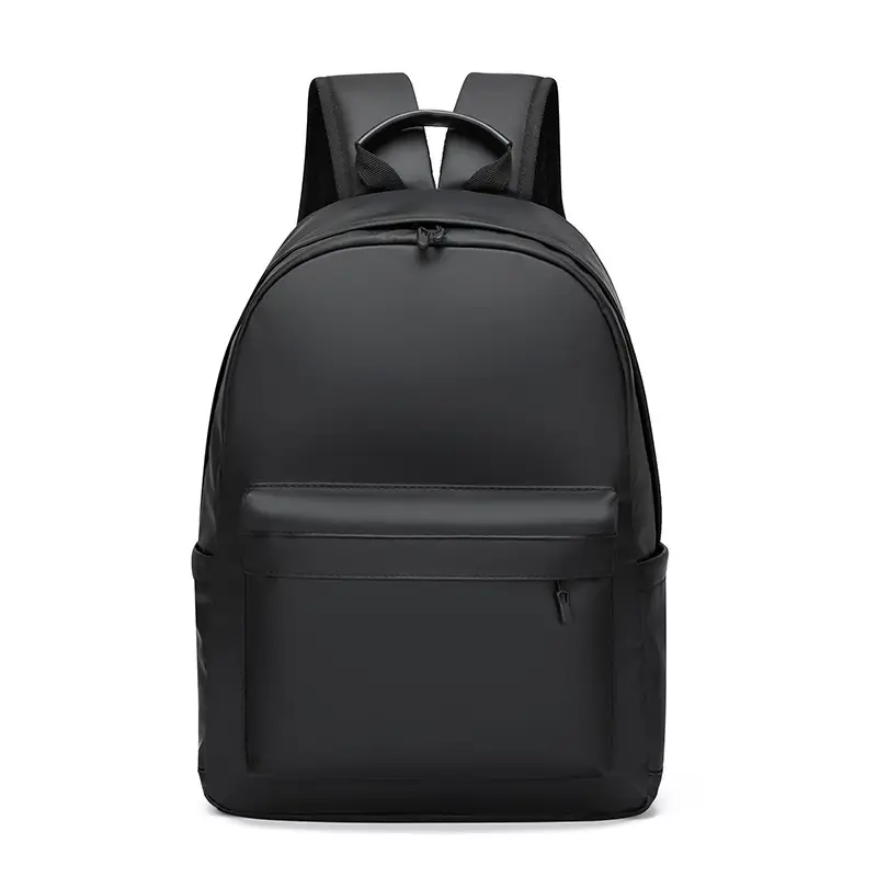 Trendy Leather Film Backpack Men's Large Capacity Casual Backpack Business Travel Multifunctional Laptop Backpack