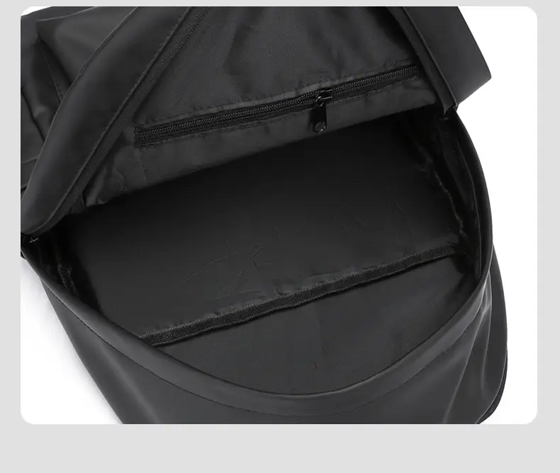 Trendy Leather Film Backpack Men's Large Capacity Casual Backpack Business Travel Multifunctional Laptop Backpack — feature 18