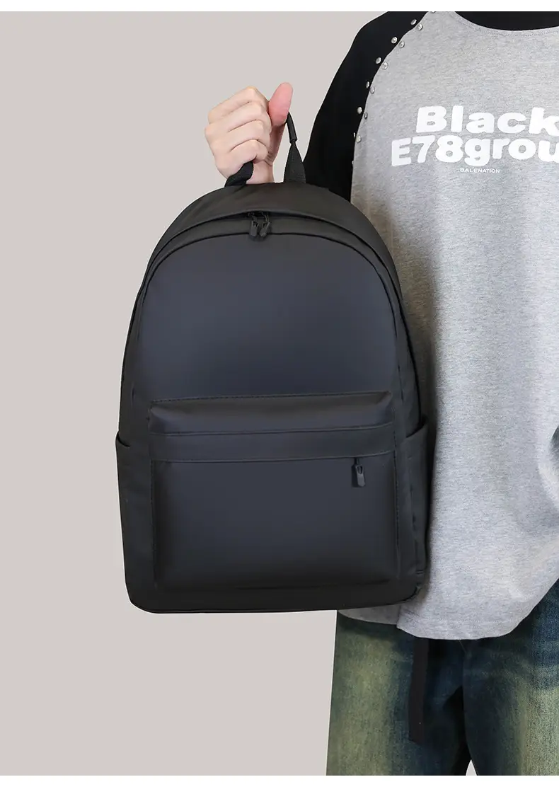 Trendy Leather Film Backpack Men's Large Capacity Casual Backpack Business Travel Multifunctional Laptop Backpack — feature 6