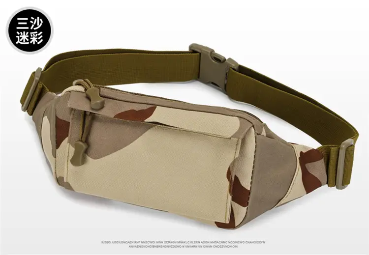 Men's Waterproof Tactical Waist Bag Brown — feature 17