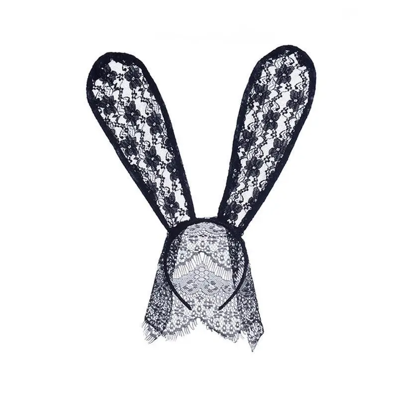 Sexy Lace Rabbit Ear Mask Headband Female Internet Celebrant - Image 7