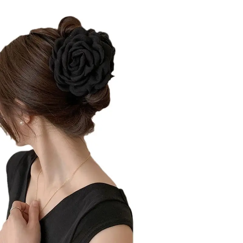 Pink Rose Hair Clip for Women 2024 - Image 8