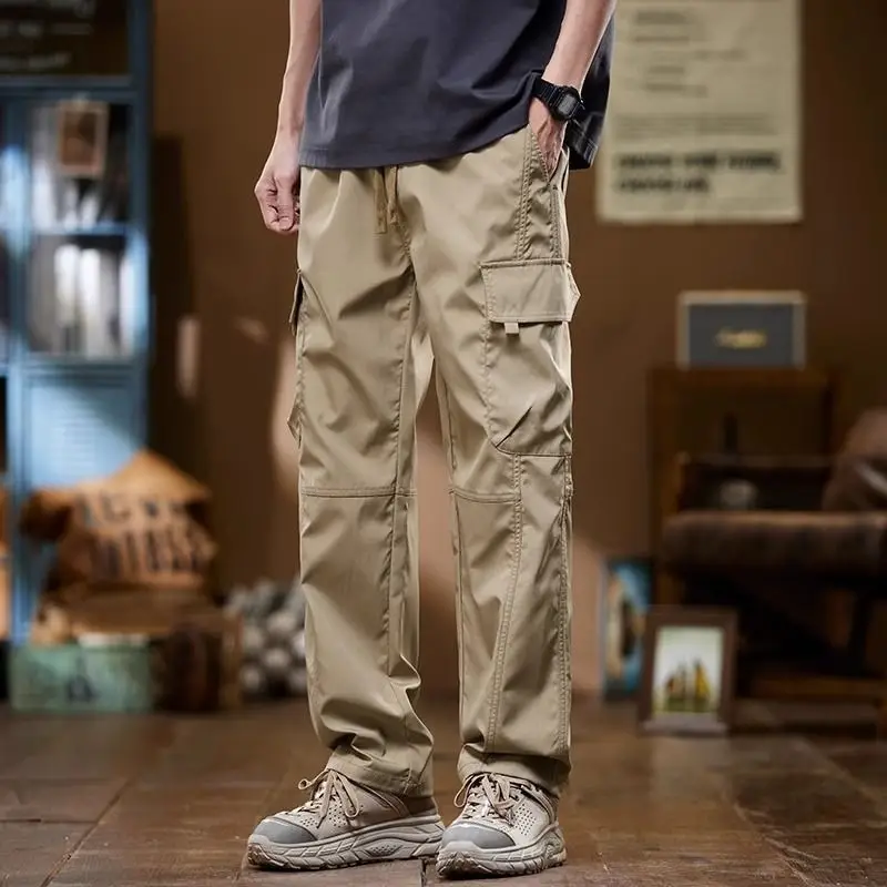 American Style Men's Multi-Pocket Summer Pants