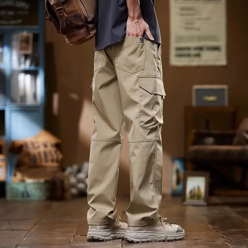 American Style Men's Multi-Pocket Summer Pants
