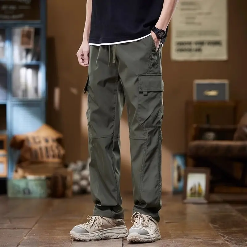 American Style Men's Multi-Pocket Summer Pants