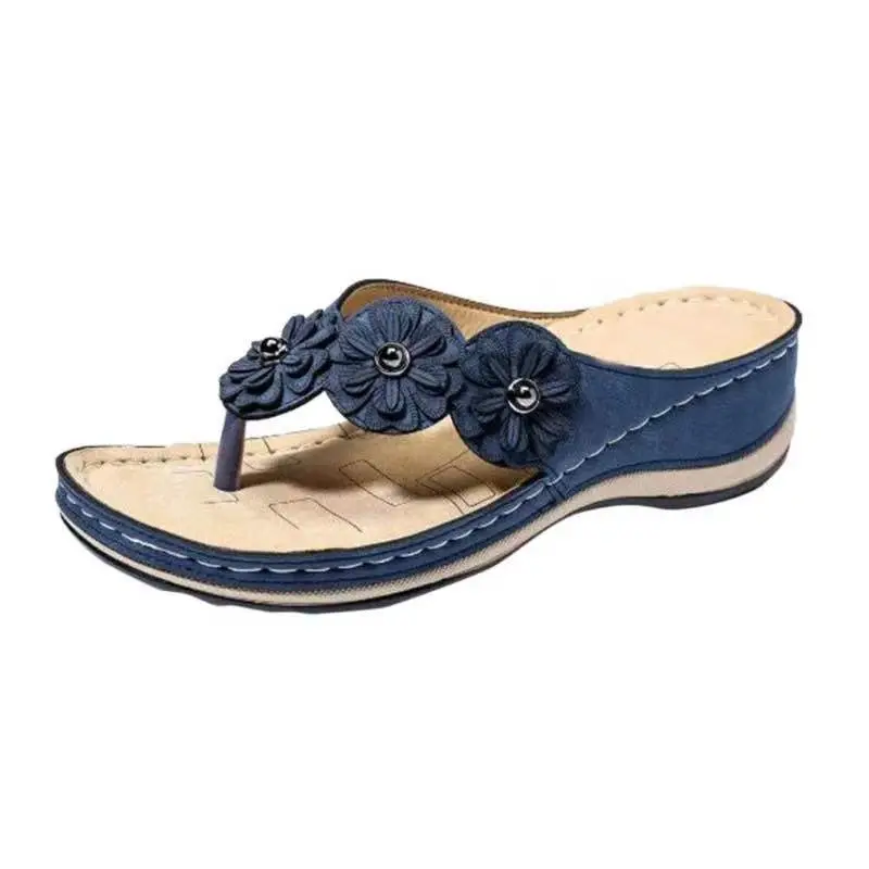 2023 Women's Pink Floral Thong Sandals — feature 7