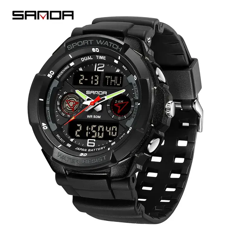 Sanda Multi-Functional Waterproof Watch for Men - Image 12