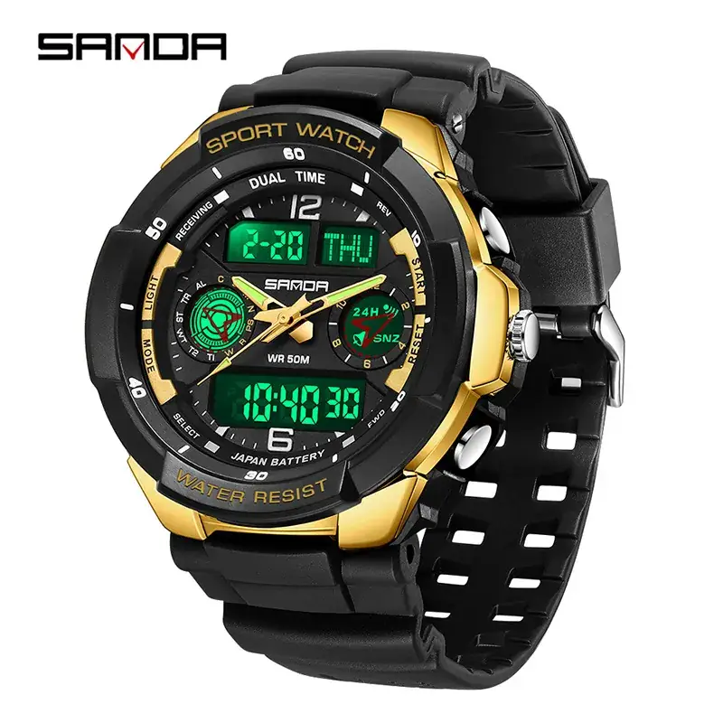 Sanda Multi-Functional Waterproof Watch for Men - Image 3
