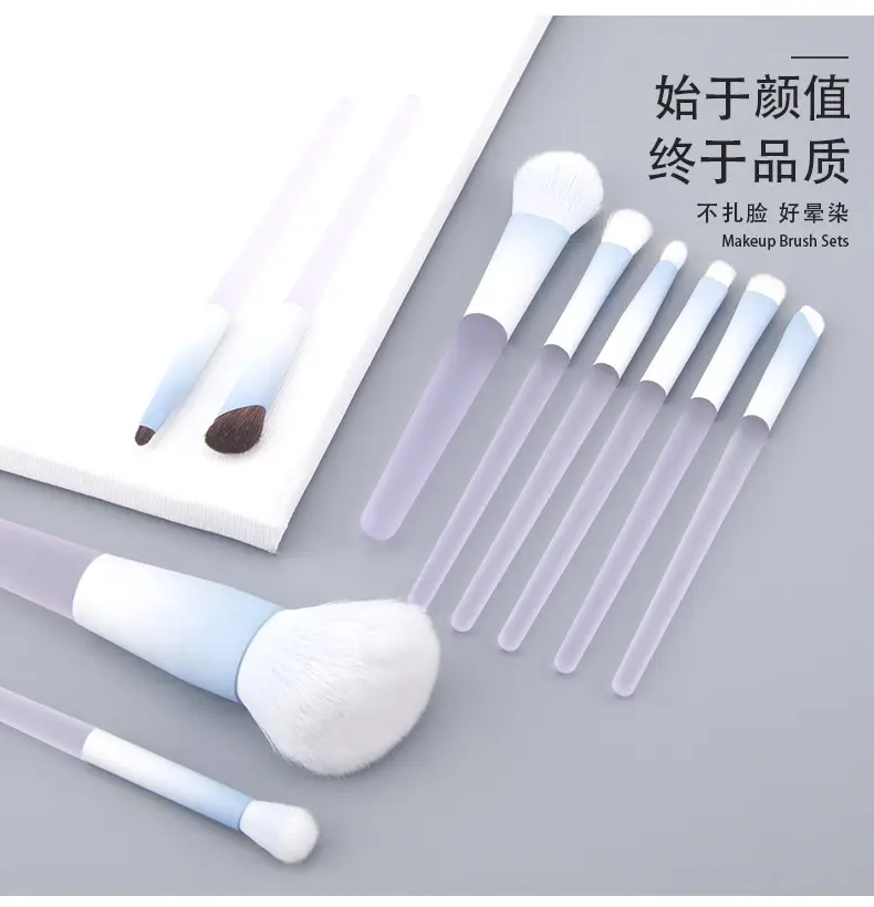 10-Piece Makeup Brush Set with Wool & Animal Hair Brushes — feature 11
