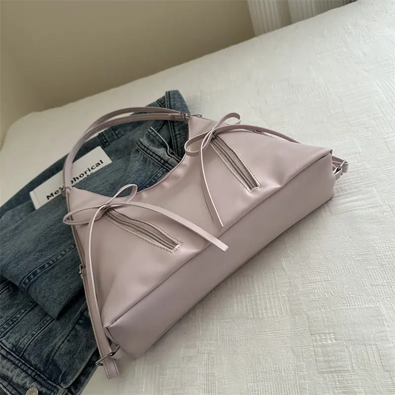 Silver Ballet Style Shoulder Bag Large Capacity Women - Image 7