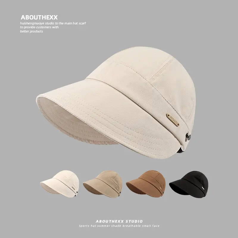 Women's UV Protection Sun Hat with Duck Tongue Fisherman Design - Image 4