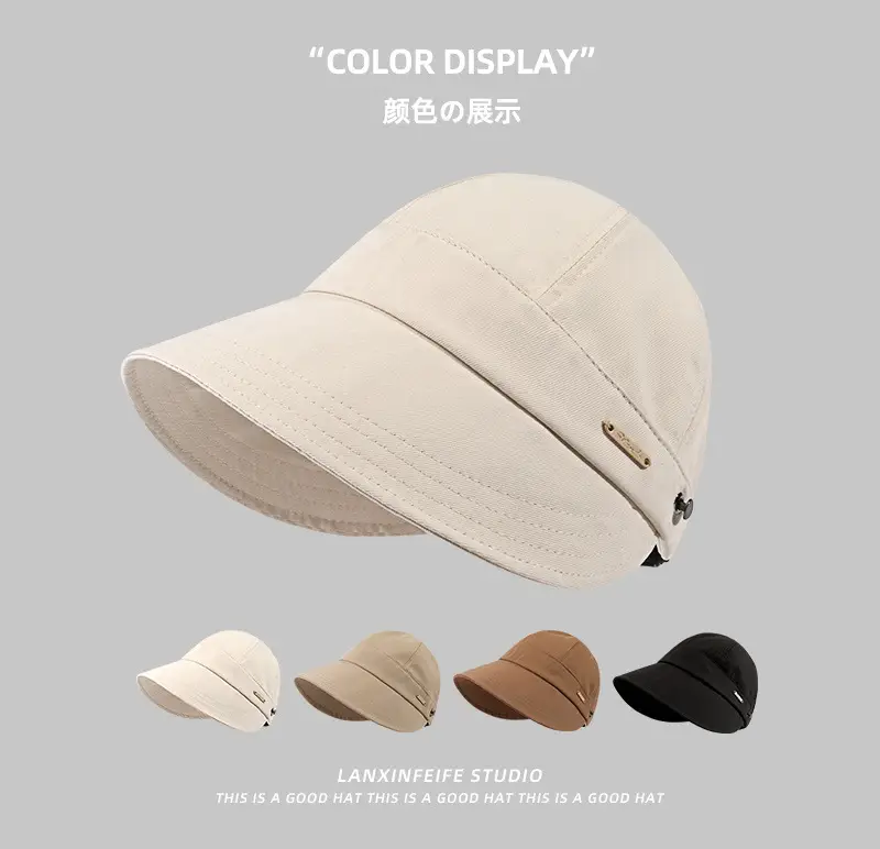 Women's UV Protection Sun Hat with Duck Tongue Fisherman Design — feature 5
