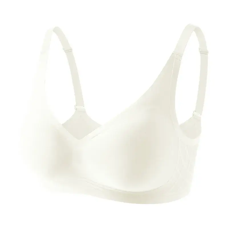 Black Seamless Jelly Push-Up Bra for Women