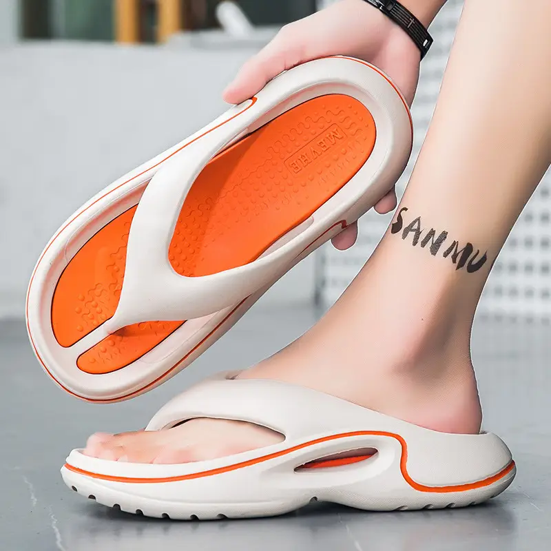 Flip-flops Men's Summer Outer Wear Soft Sole Sports Slippers Men's Outdoor Non-slip Soft Bottom Beach Flip-flops - Image 15