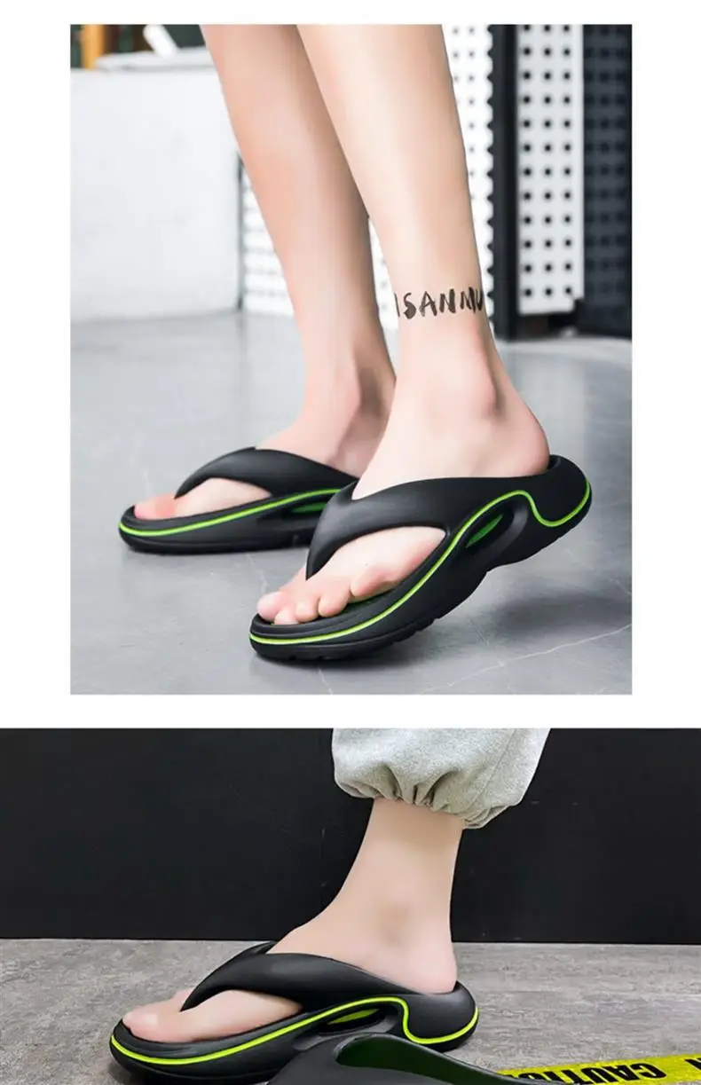 Flip-flops Men's Summer Outer Wear Soft Sole Sports Slippers Men's Outdoor Non-slip Soft Bottom Beach Flip-flops — feature 13