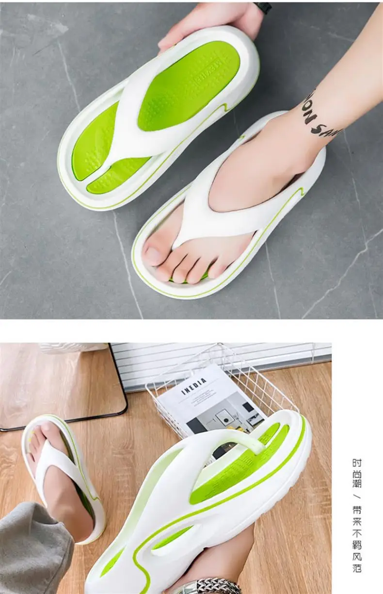Flip-flops Men's Summer Outer Wear Soft Sole Sports Slippers Men's Outdoor Non-slip Soft Bottom Beach Flip-flops — feature 17