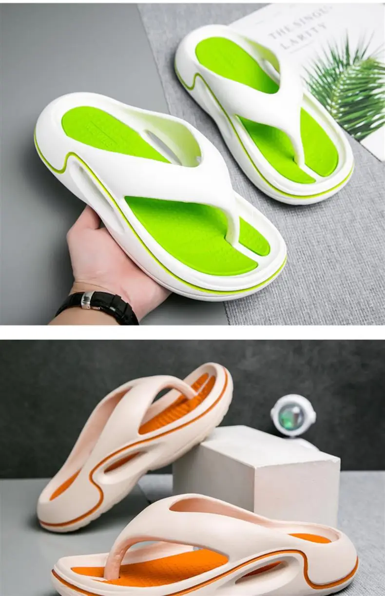 Flip-flops Men's Summer Outer Wear Soft Sole Sports Slippers Men's Outdoor Non-slip Soft Bottom Beach Flip-flops — feature 27