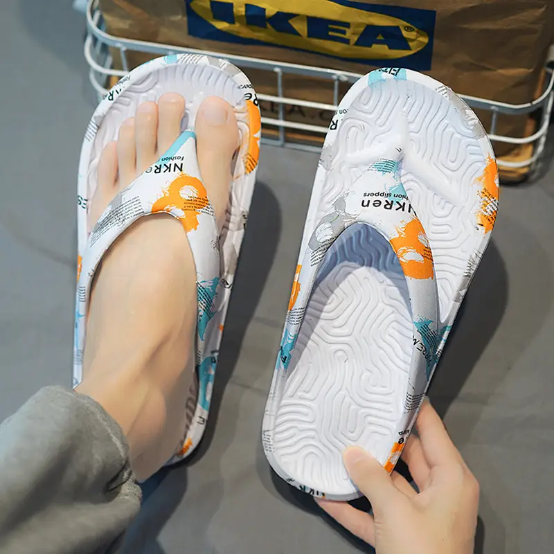 Flip-flops Men's Summer Outer Wear Soft Sole Sports Slippers Men's Outdoor Non-slip Soft Bottom Beach Flip-flops - Image 11