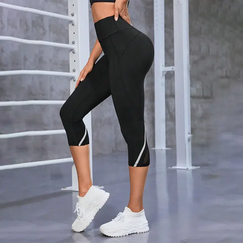 Cross-border Yoga Pants High Waist Sexy Running Pants Women's Hip Sweat-lifting Leggings — feature 5