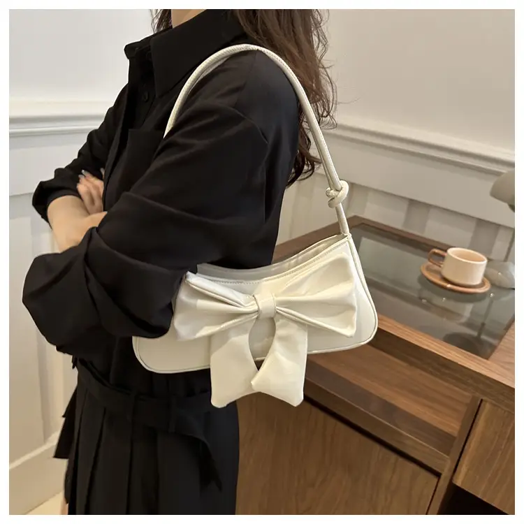 White Bow Shoulder Bag for Women 2024 — feature 12