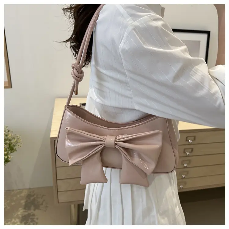 White Bow Shoulder Bag for Women 2024 — feature 14