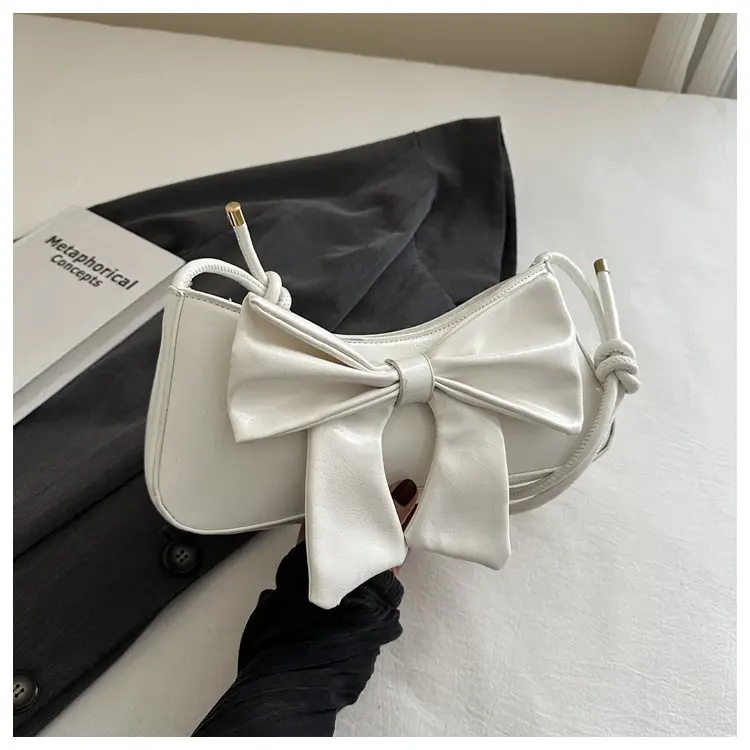 White Bow Shoulder Bag for Women 2024 — feature 20