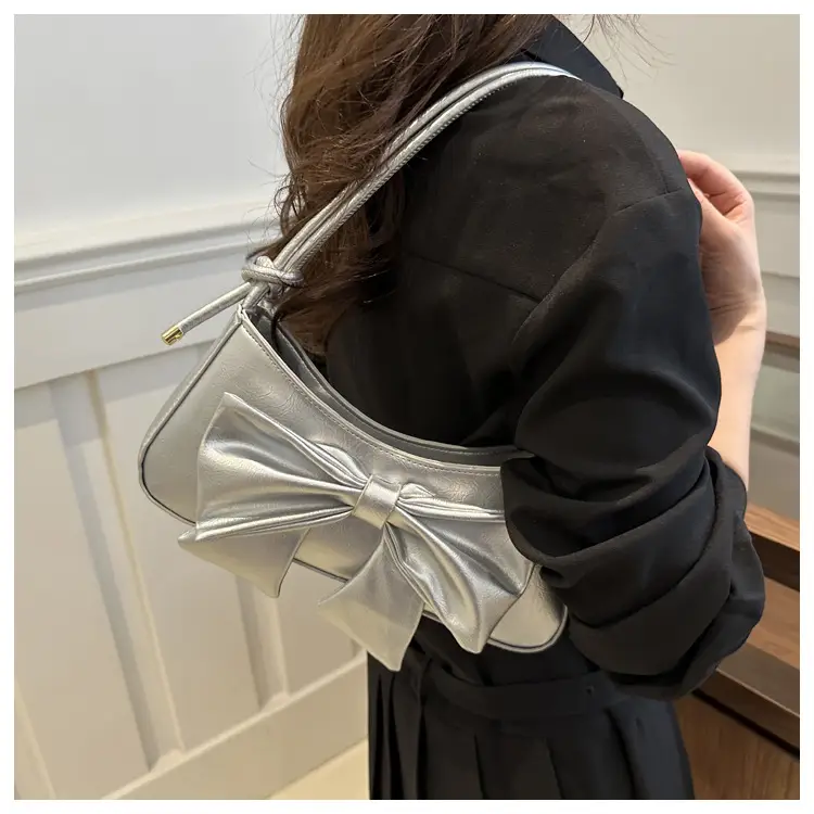 White Bow Shoulder Bag for Women 2024 — feature 8