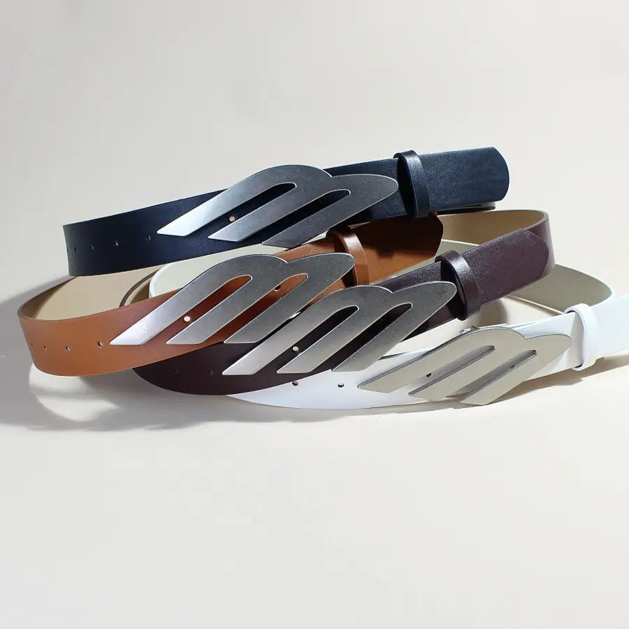 European M3 Buckle Belt for Women's Jeans Fashion — feature 2